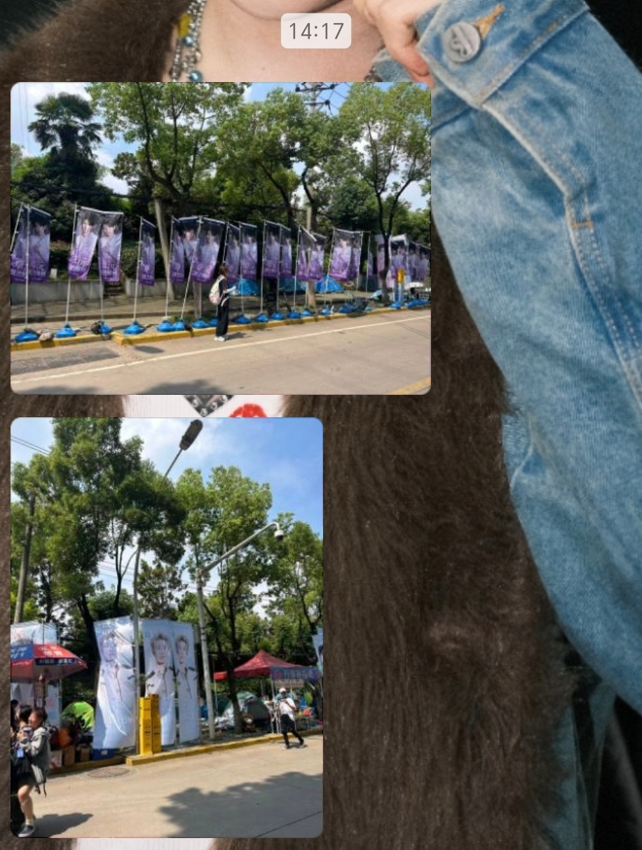张小小的平日废话 朋友去音乐节发的路边应援，我真的觉得紫紫的！ 