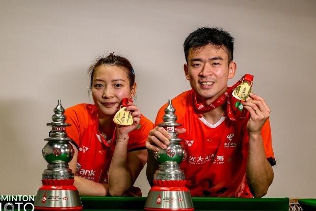雅思组合羽毛球混双生涯战绩盘点！世界排名第一☝️总周数241周，连续周数129周