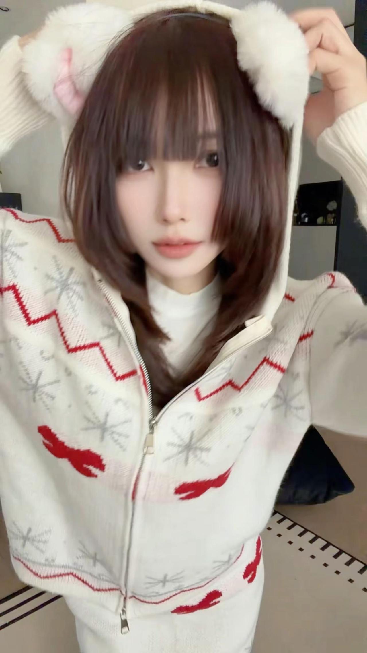 幸福是我知道你永远在那里 针织开衫 甜美穿搭 日系穿搭 早春穿搭