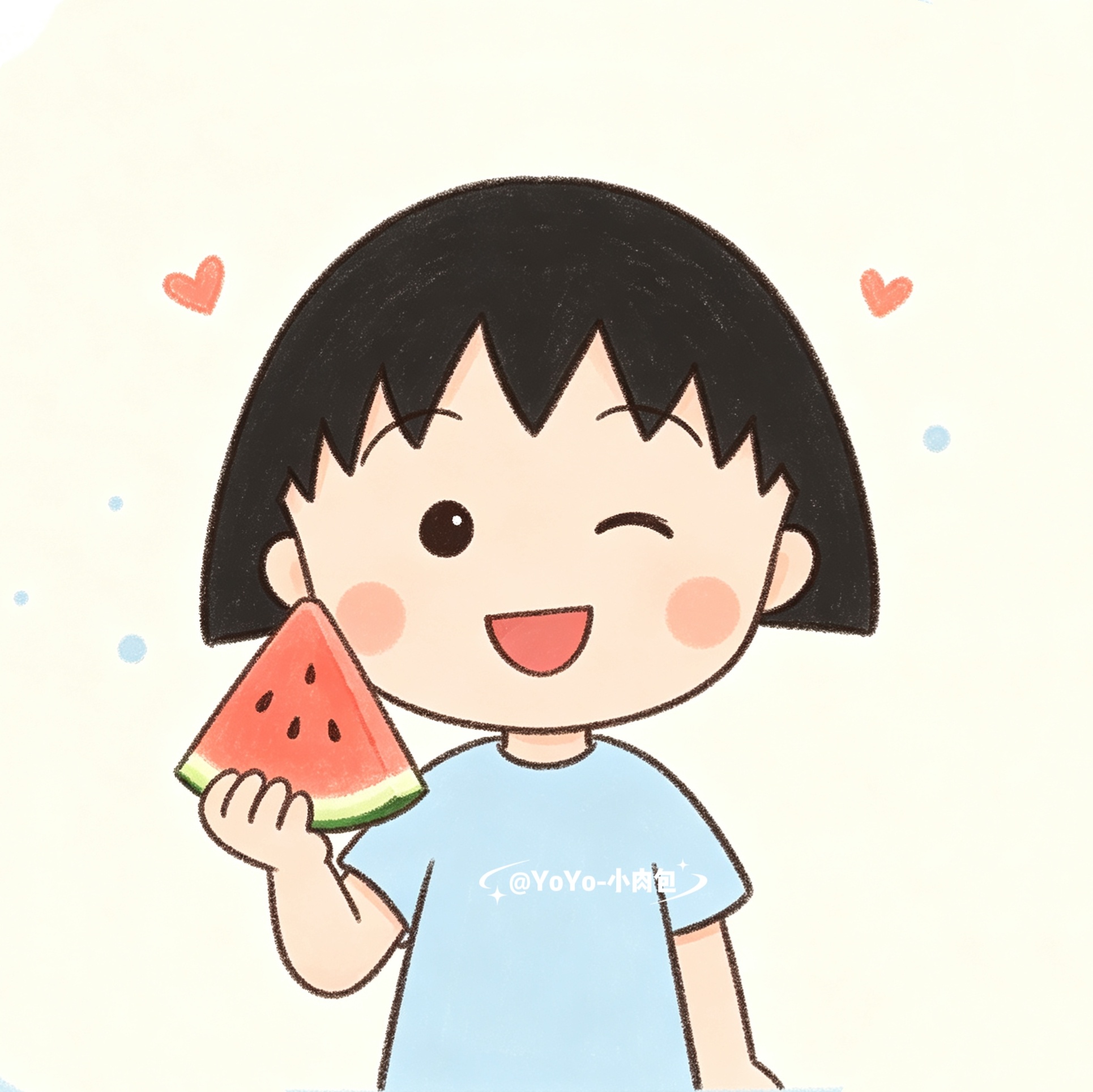 樱桃小丸子头像来啦樱桃小丸子樱桃小丸子女生头像头像动漫