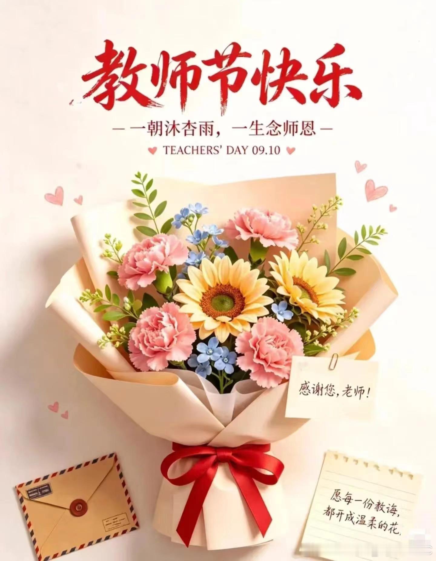 教师节用智慧点亮人生，用爱心浇灌希望。愿每一位老师的生活如这束花般绚烂多彩。 ​