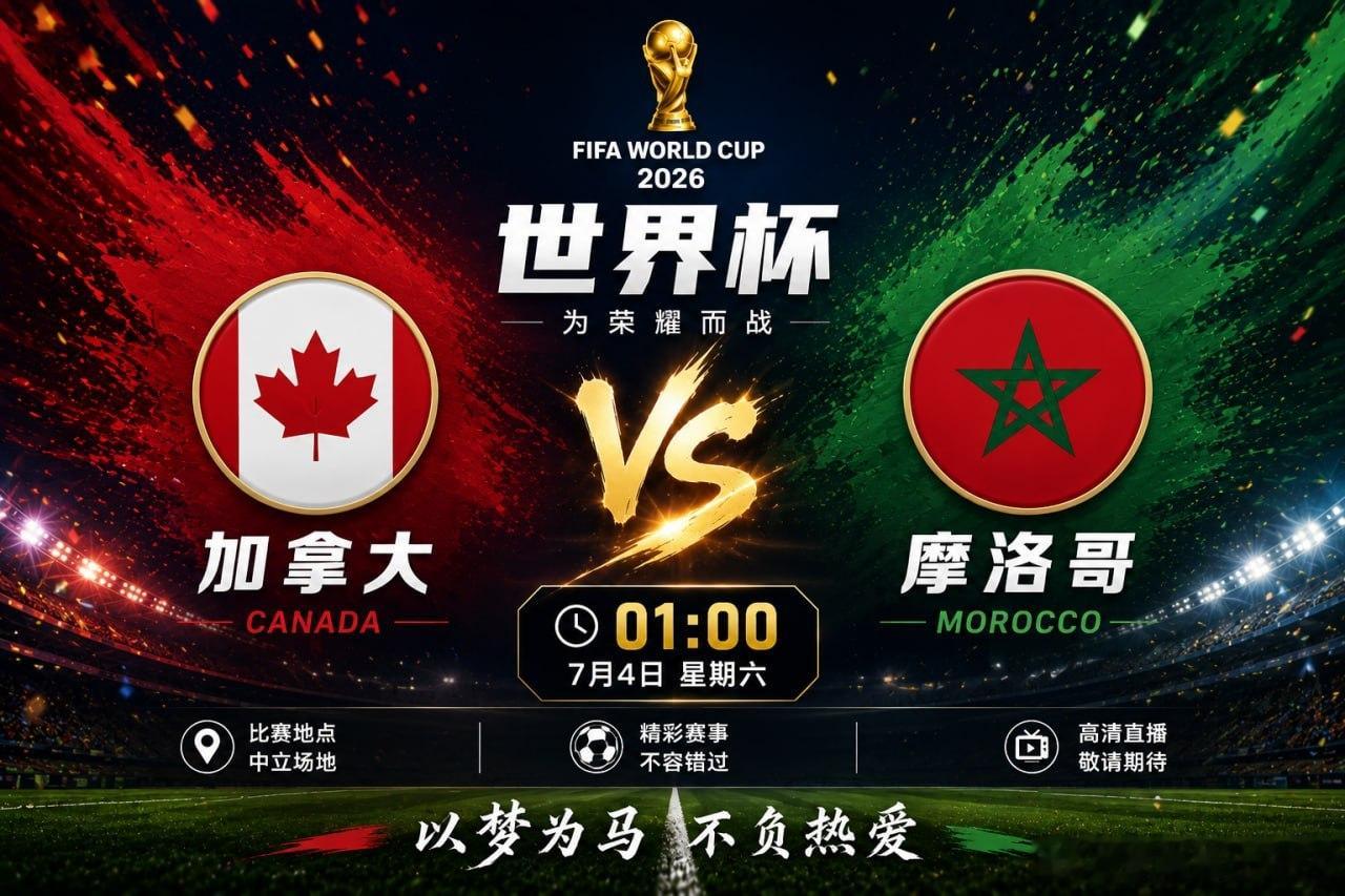 今晚01:00，加拿大 VS 摩洛哥！你看好北美新军继续创造历史，还是非洲劲旅成