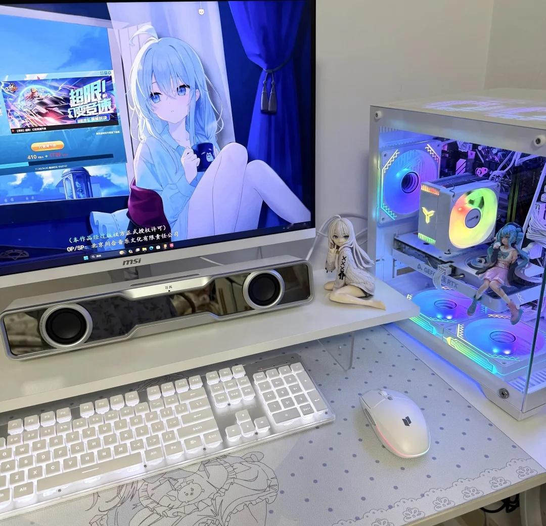 出个人自用白色海景房全套 仅自提
【白色海景房全套｜i5‑12400F+RTX4