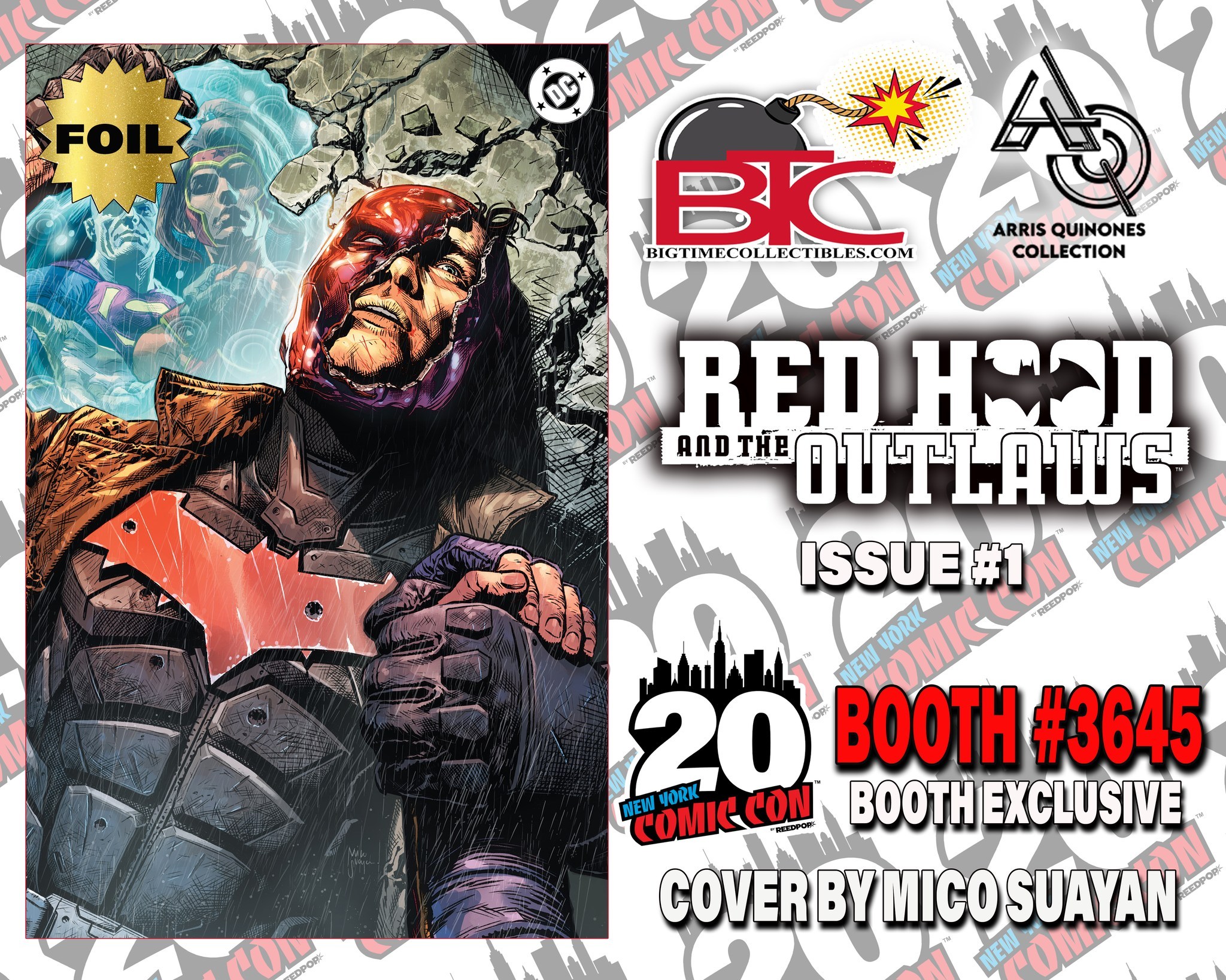 JasonTodd[超话] 继Soy之后，第二款《红头罩与法外者》第1期NYCC