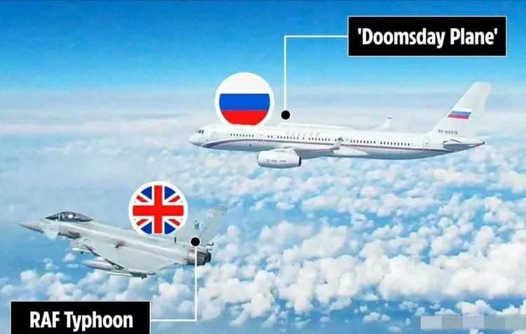 俄总统“末日飞机”冒头，北约飓风战机升空。

被称为“末日飞机Doomday P