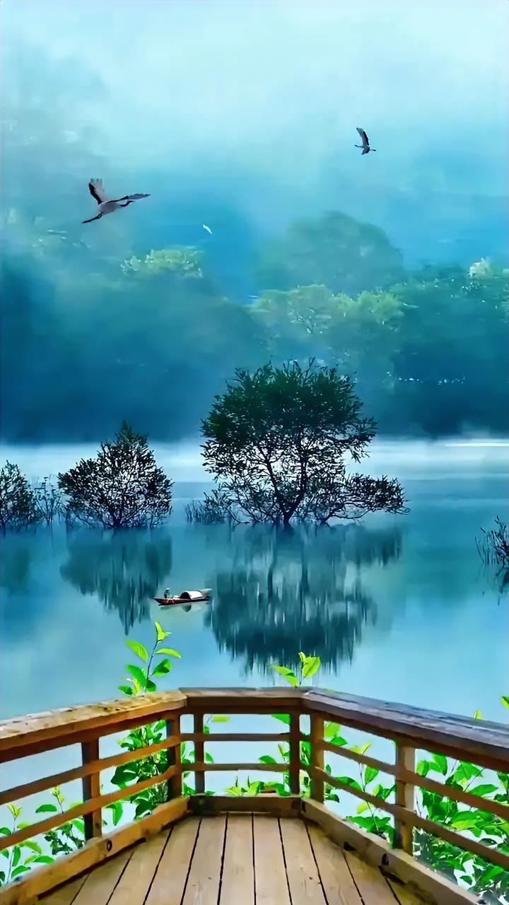 若我有一天还清了债务，浑身一身轻松，去找一个这样的世外桃源，看看书，钓钓鱼，度完