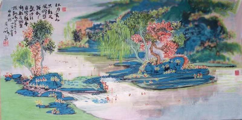 感受国画的意境之美作品分享中国画的意境深邃，不艳丽，不俗气。国画欣赏国 中国画的