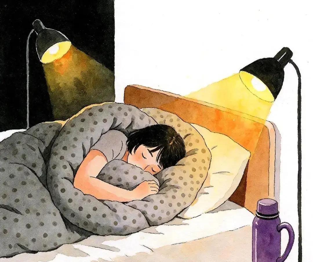 刷到一堆博主说冬天最好的补药是床，直接笑出声。
他们把黄帝内经里那句冬三月闭藏剪