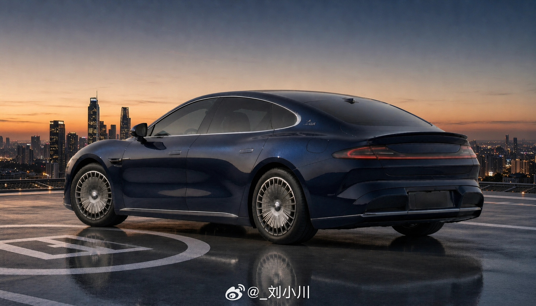 全新小米行政豪华轿车SU9 LUX渲染图 我做了一组全新小米行政豪华轿车SU9 