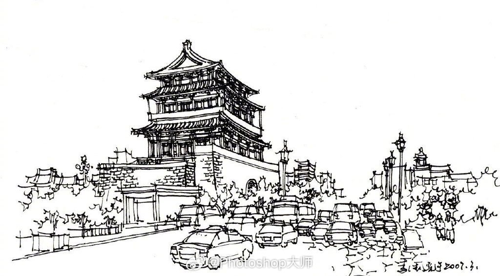遇见艺术 北京古建筑 | 🎨李国光 