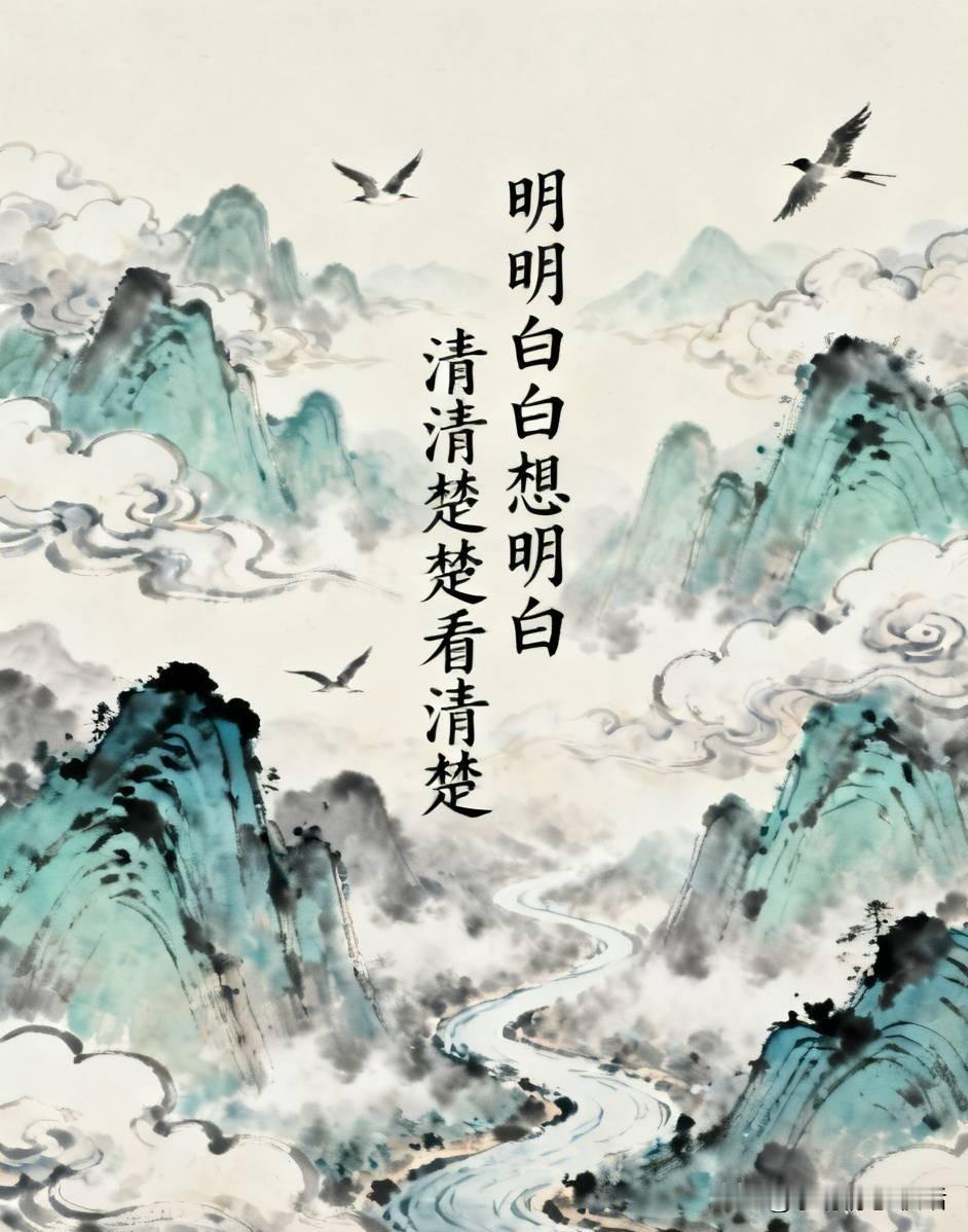 看到这个上联“清清楚楚看清楚”，我觉得对得挺妙的。“清清楚楚”是AABB式的叠词