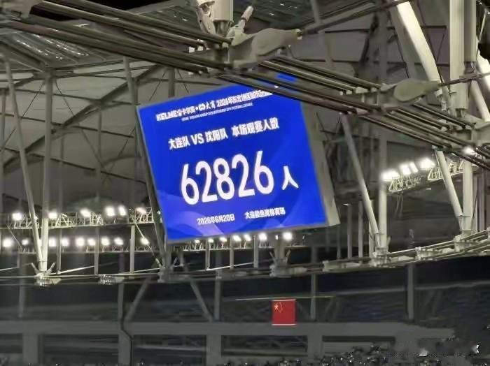 炸裂！62826人挤满大连梭鱼湾足球场，辽沈德比刷新两大纪录！
 
昨晚东北超辽