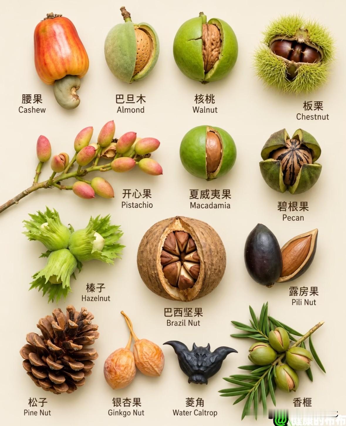 认识坚果