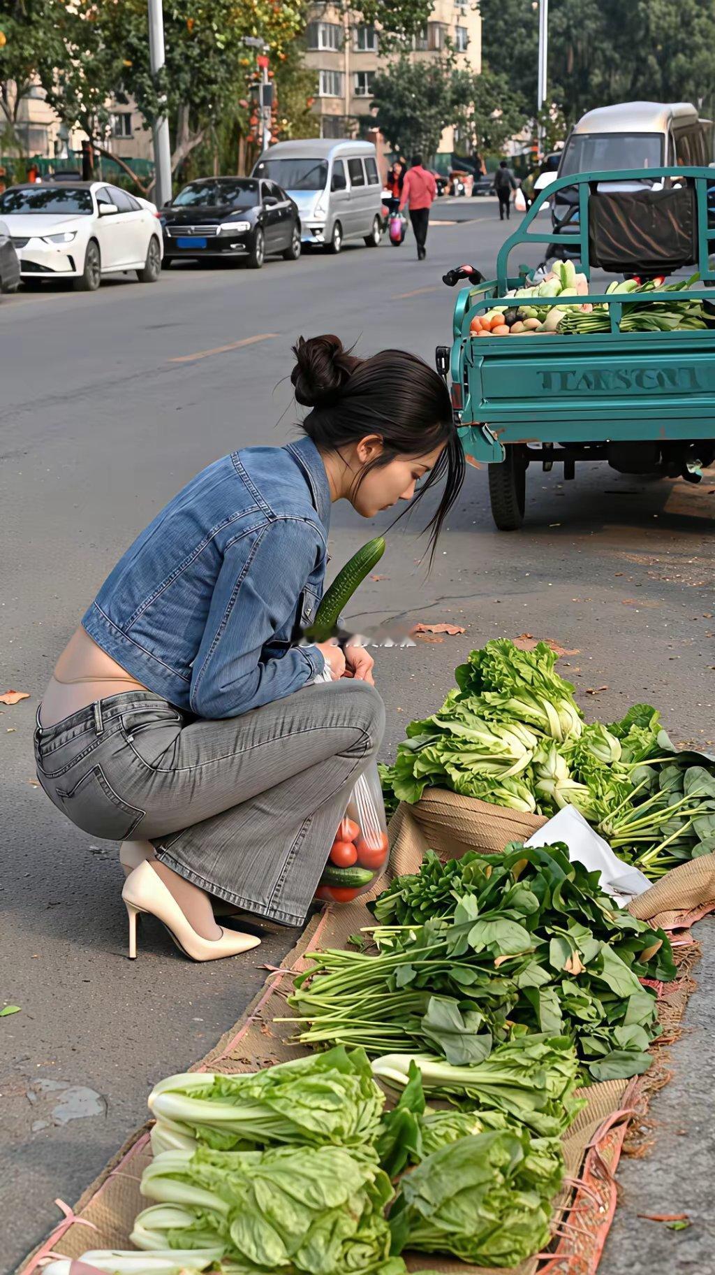 这样天天去买菜都行吧？