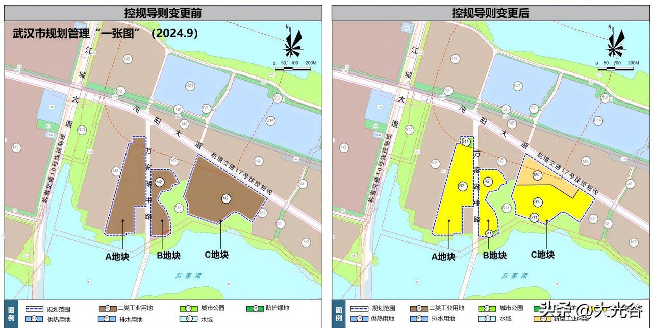 沌口万家湖片大面积工业用地变住宅！
9月10日获悉，为促进武汉经济技术开发区高质