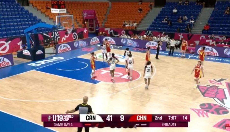 啊这。。。。。知道会惨败，但是这也太惨了点吧[允悲][允悲]u19中国女篮 ​​