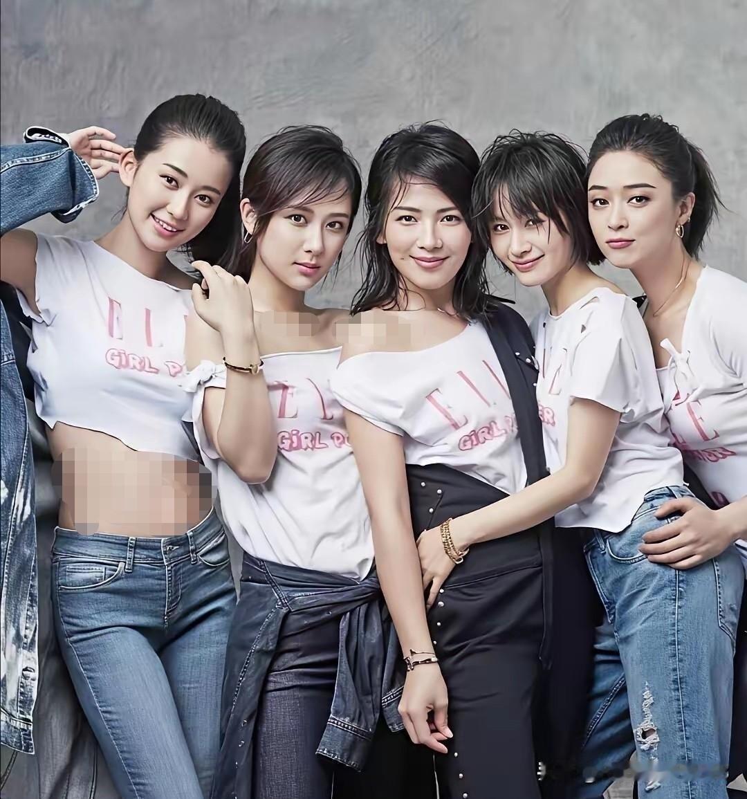 五位美女演员，我只认识三位，你认识几位呢？