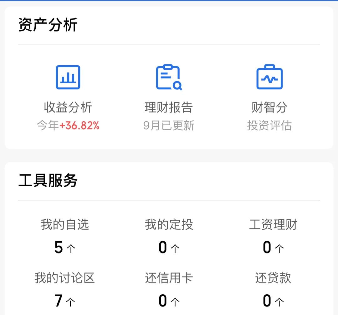 基金：今年的收益率36％

今天有个铁粉找了我，无意回了一下，没想到聊得还挺有趣