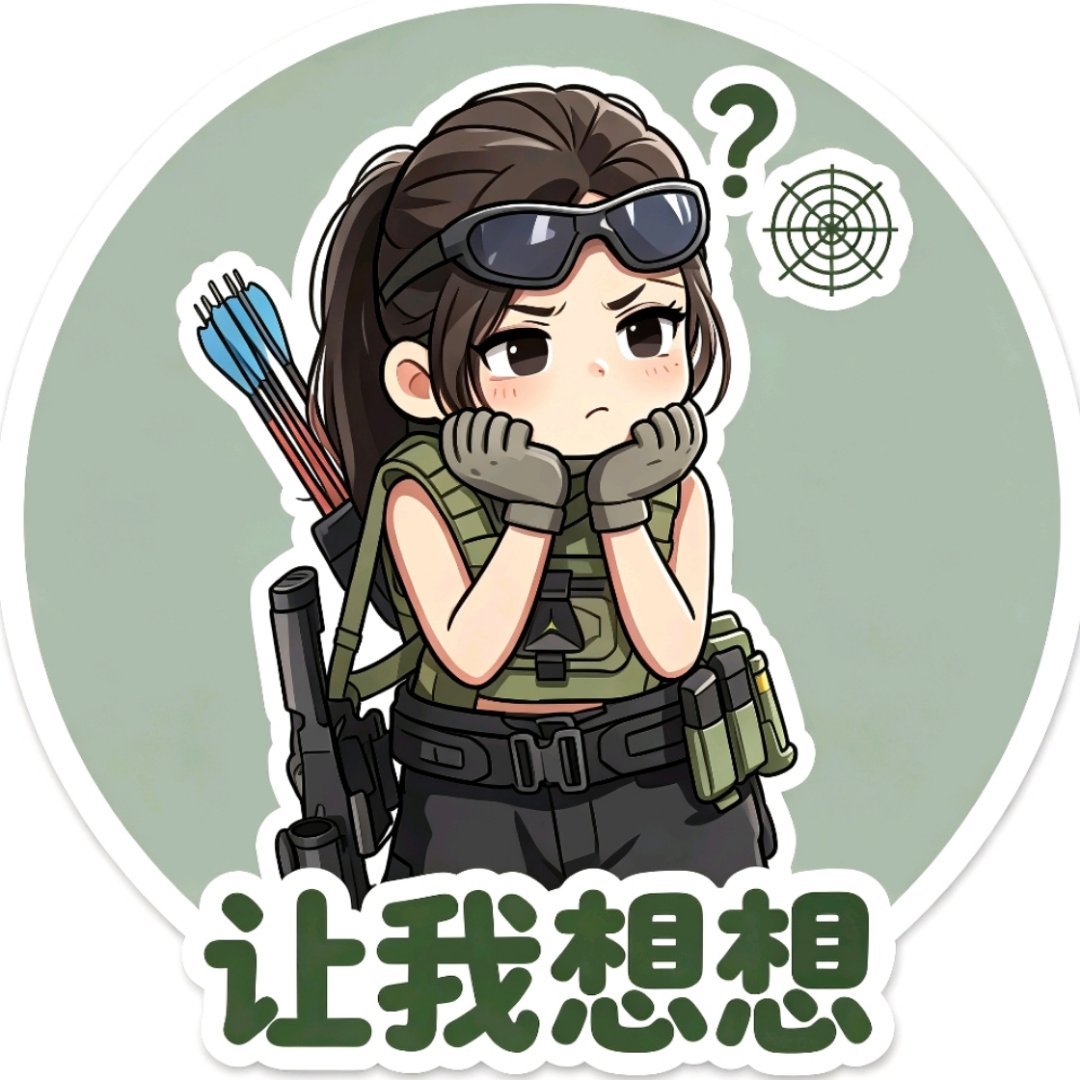 三角洲行动夏日游趣狂欢季三角洲炊事班我的元气假期三角洲行动｜露娜Q版表情包🏹高