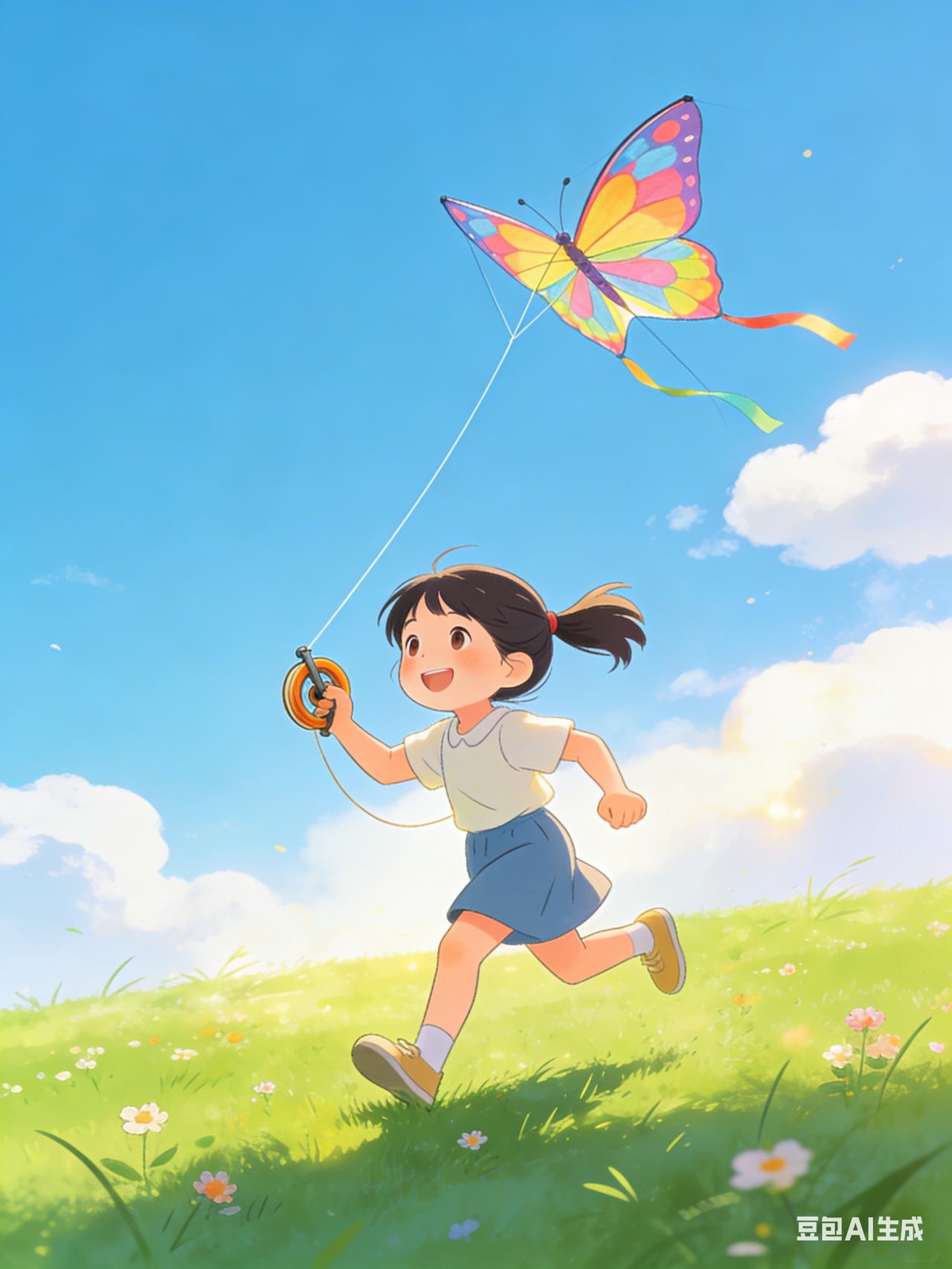 一早醒来，女儿说想去放风筝，我和她爸爸一拍即合。在网上找了个网红放风筝的好去处，