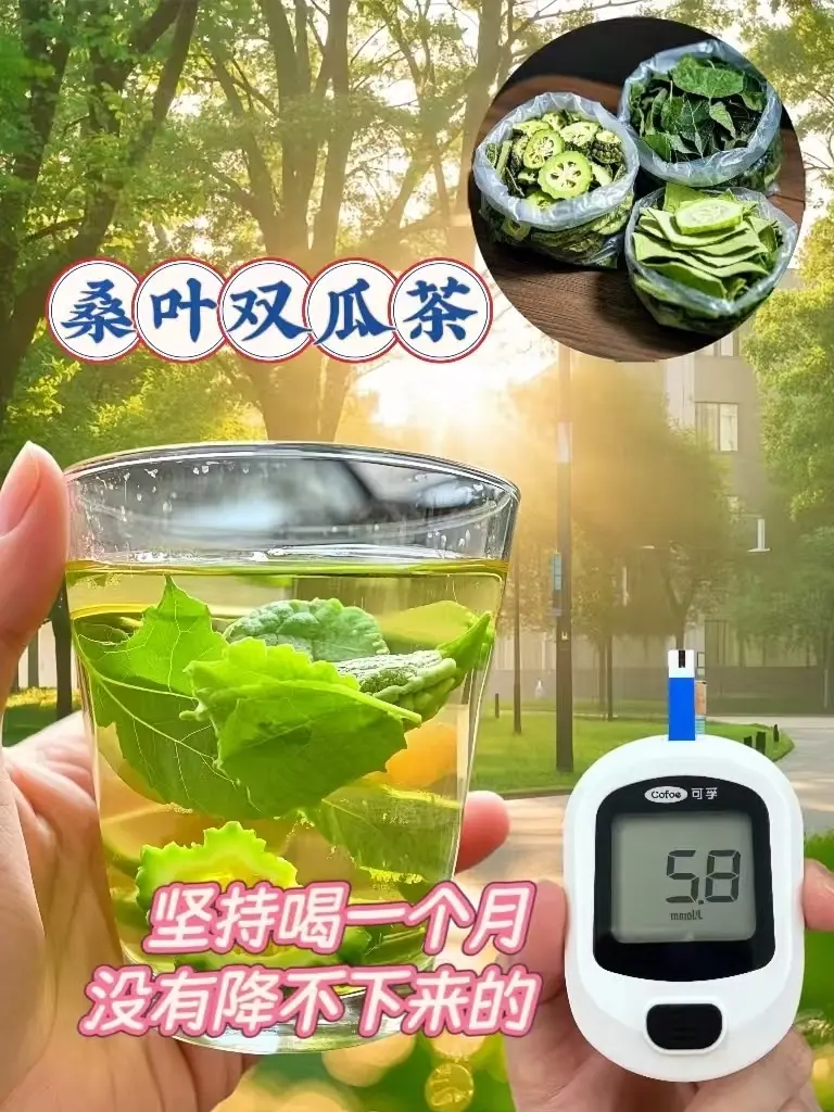 听劝，每天来一杯！《桑叶双瓜茶：自然的健康馈赠》喝过的都夸好！它乃大自...