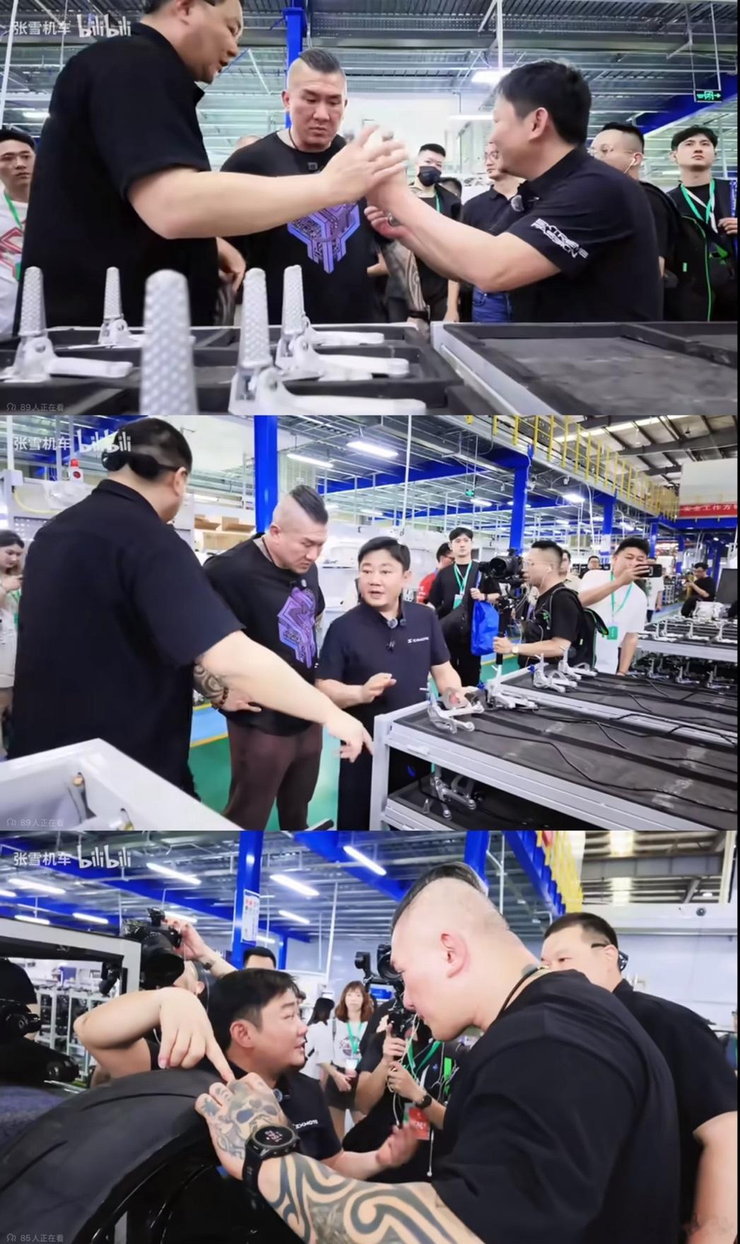 馆长和张雪说台湾很多人喜欢你 馆长对张雪激 动直言湾 湾 有很多同 胞喜欢张雪，