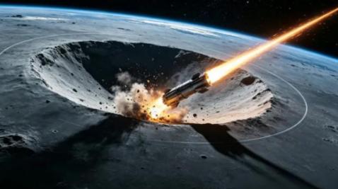 天生的坏种，得不到就破坏！8月5日，美国SpaceX火箭残骸撞击月球，一枚重约4