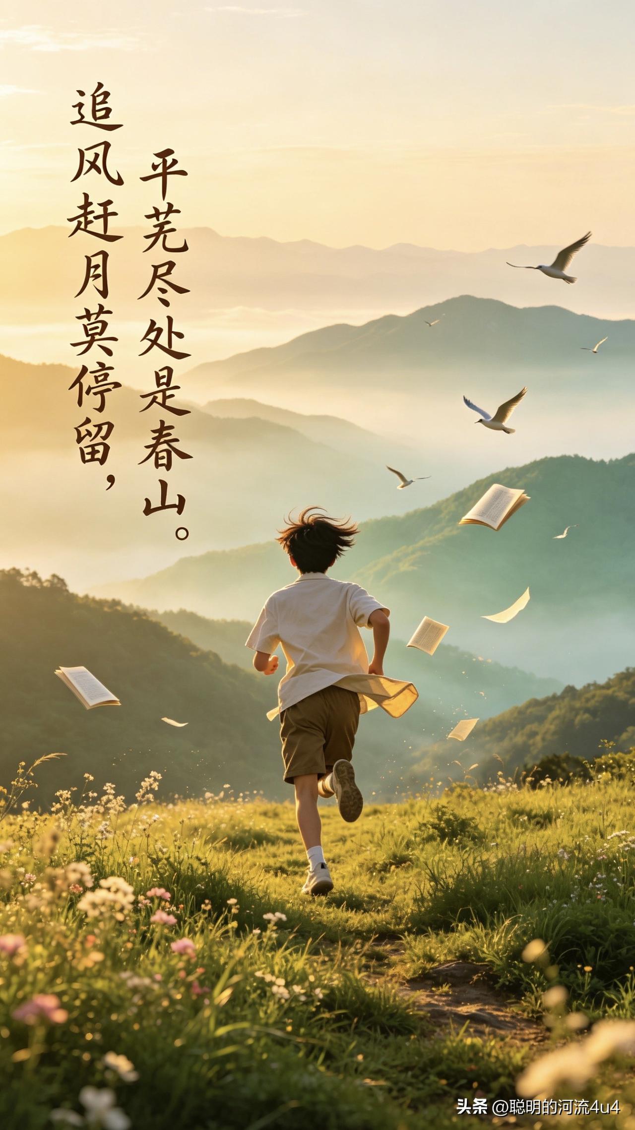 🍃💕人🍀生🌿感🌱悟💫꧂
   “追风赶月莫停留，
         