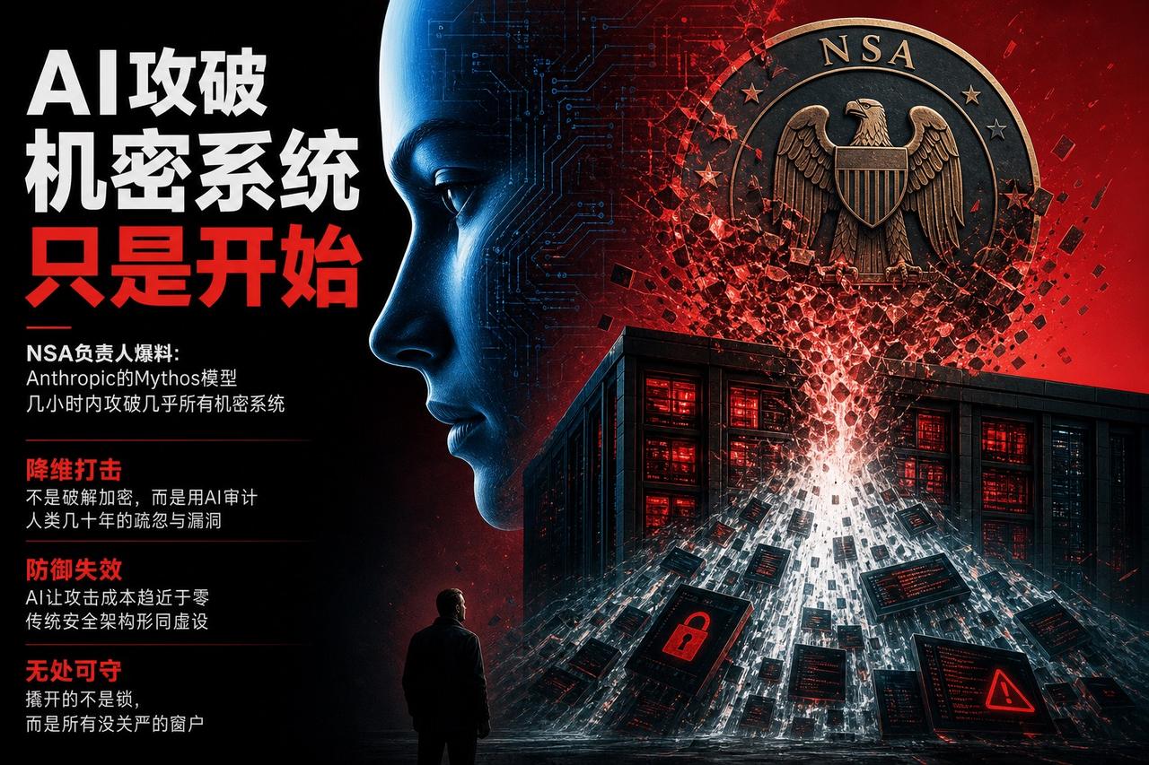 【NSA被自家AI“破防”：当顶级模型化身“工业级开锁匠”】

最近NSA负责人