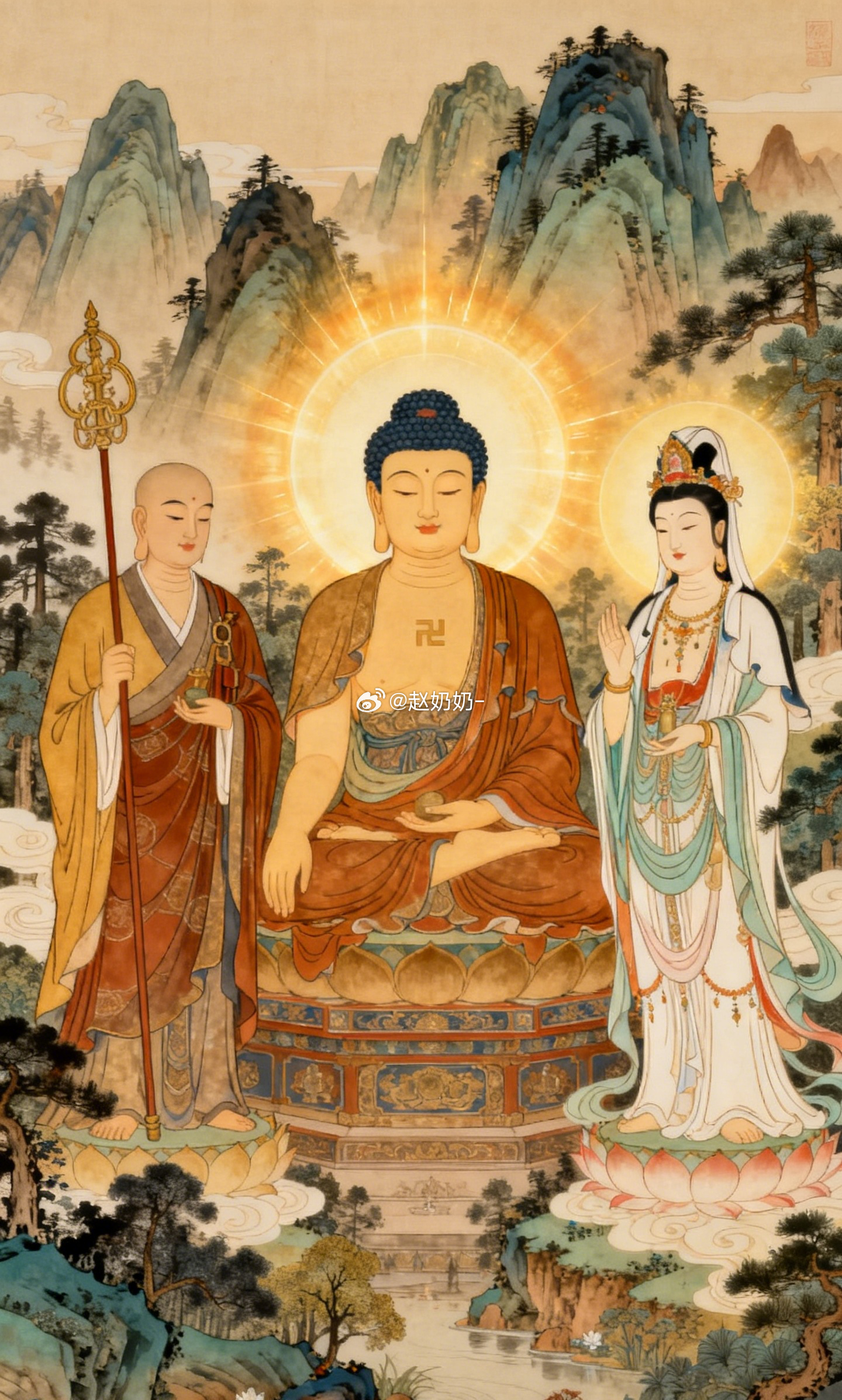 事与愿违的时候，就当是佛菩萨在给你安排另一种圆满。走到绝境别怕，拐个弯就是柳暗花
