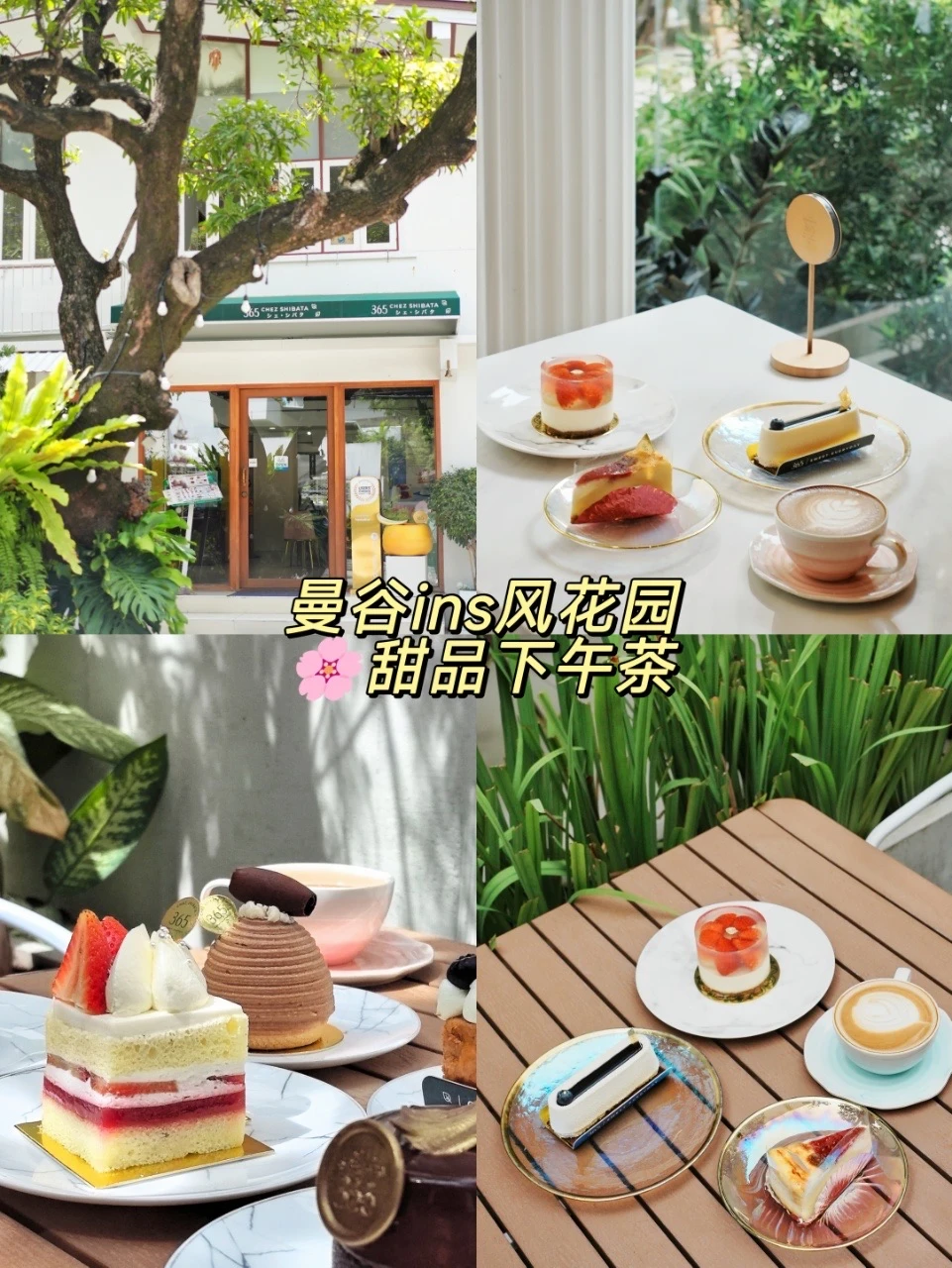 曼谷ins风独栋花园｜🧁高颜值甜品下午茶！