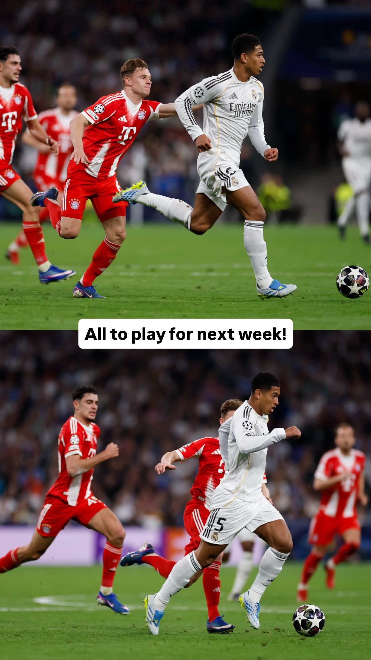 更新快拍下周一切皆有可能！皇马vs拜仁