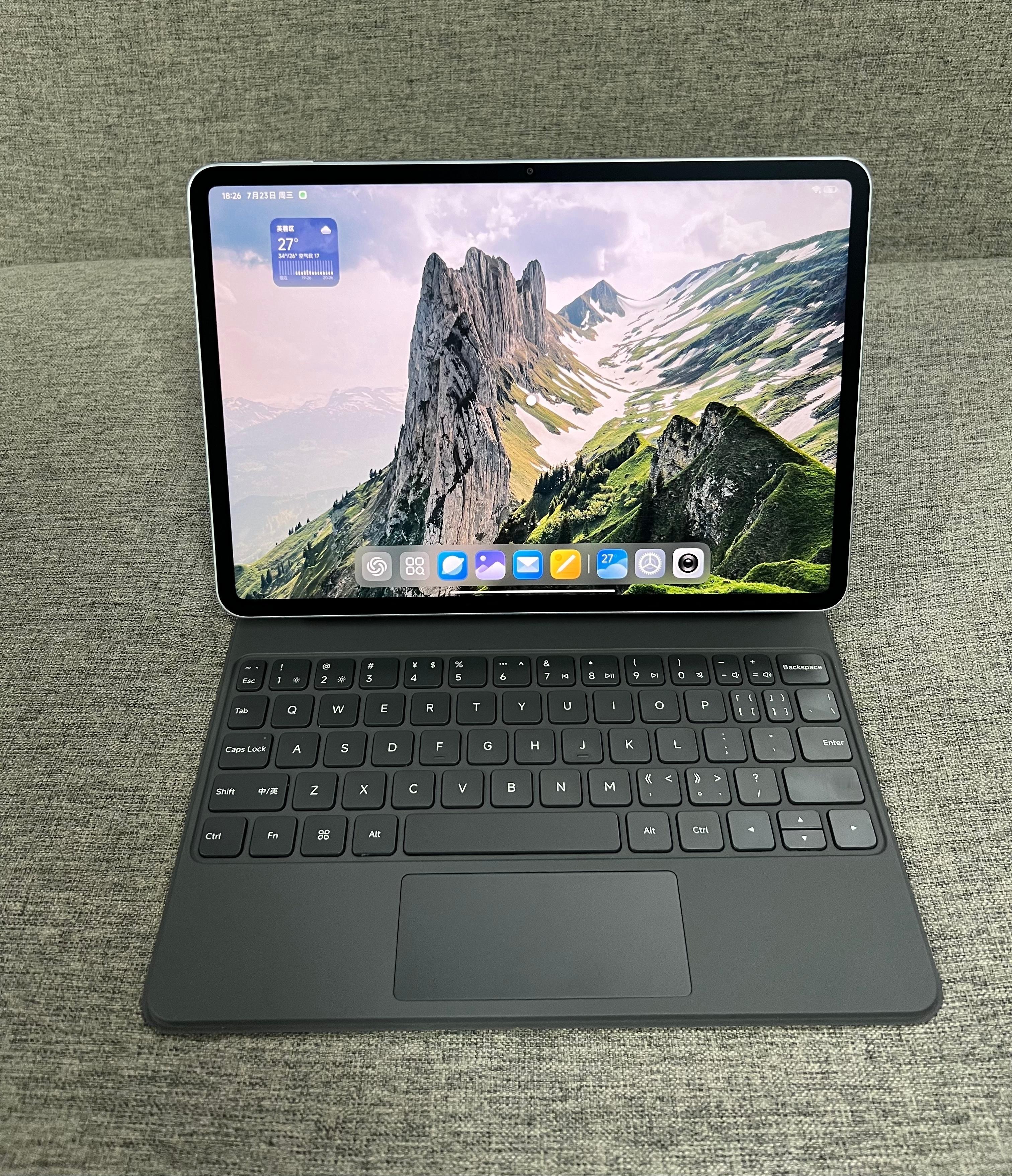 小米Pad 7 8+256G 柔光版 天际蓝，99新单机，电池效率100，全国联