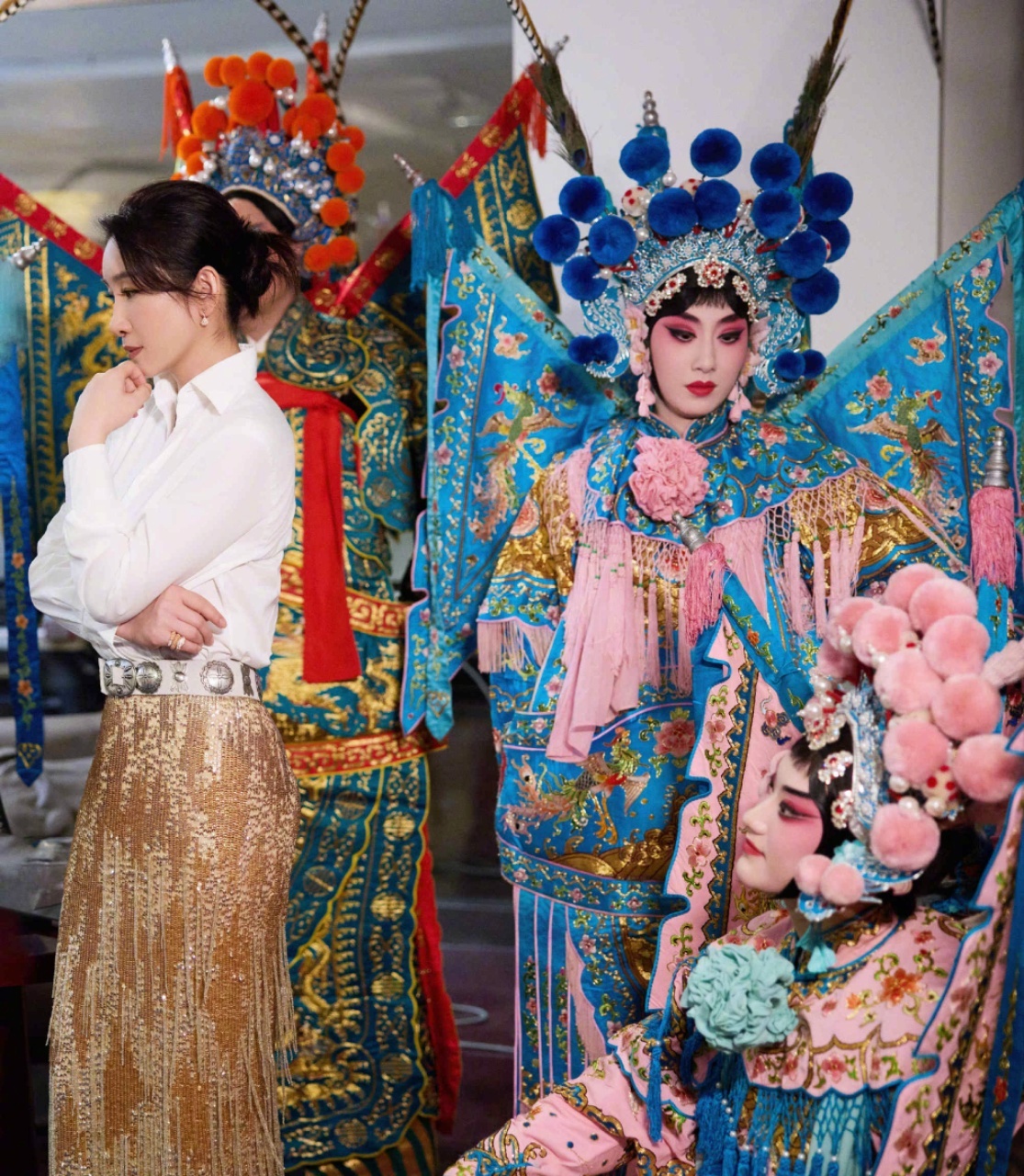 秦海璐9岁学的东西用上了 以前看秦海璐演《红高粱》《白鹿原》，只觉得她演技好。没