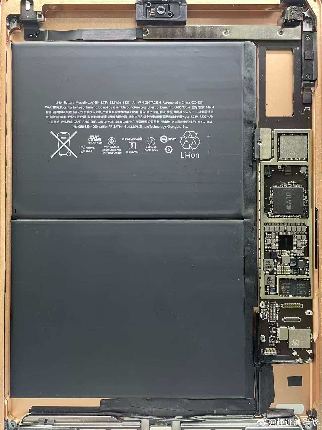 2018（ipad6）不开机夹电大电流不开查线路灯光IC有线路短路解决 
