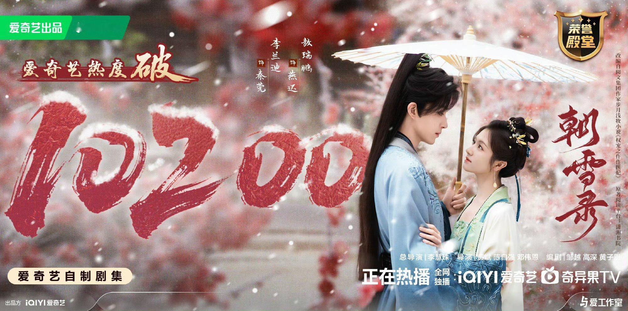 破万破10100后热度还能再破，现在站内热度新高10200！！！妈呀这个小雪好棒