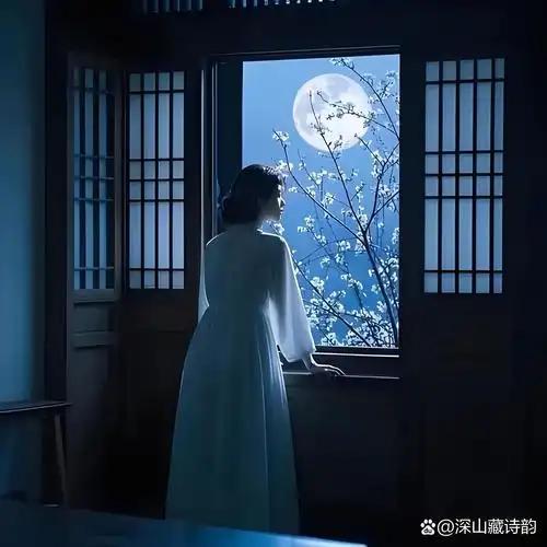 上联：冷月轻笼篱菊影
下联：清风暗送一帘香