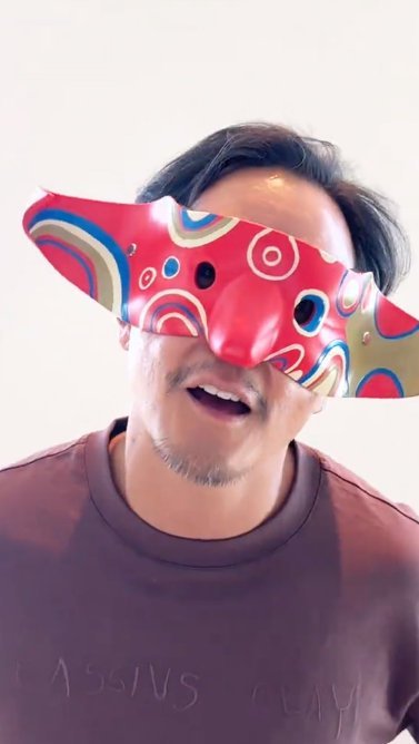 #吴彦祖戴面具# 吴彦祖戴面具 ​​​