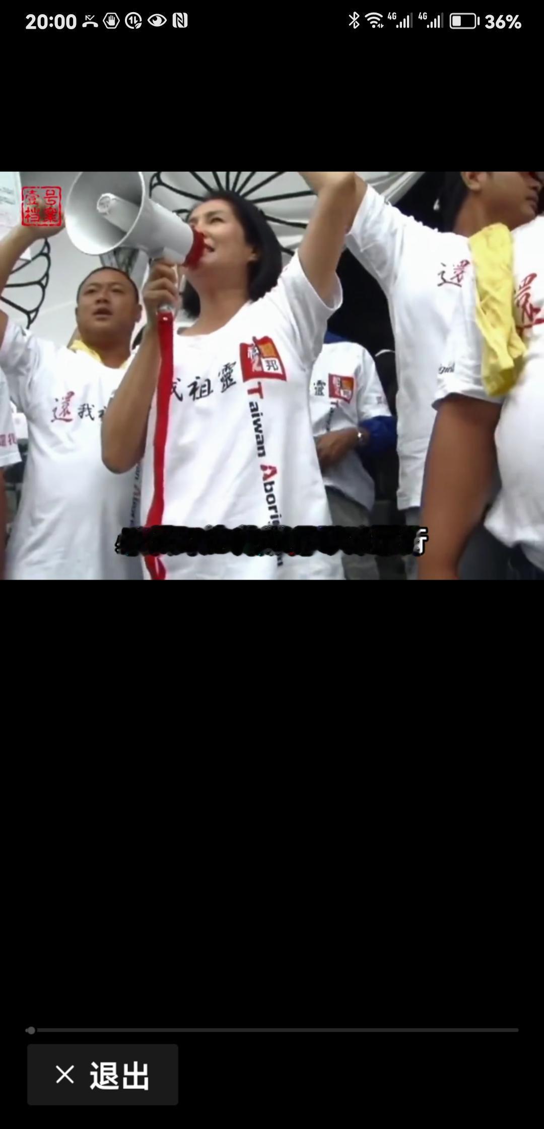 高金素梅，平时好像名不见经传，这次受到政治迫害，在岛内却反响很大，看得出台独民进