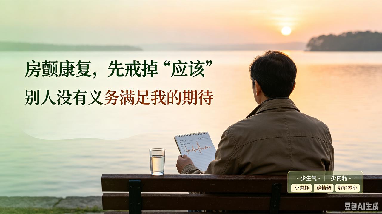 房颤康复后，我戒掉了所有“应该”
 
做完房颤手术、踏上康复之路，我终于读懂医生