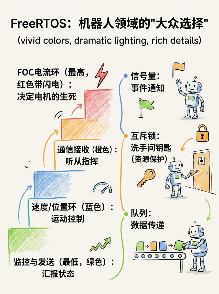 机器人为啥能跑能动？不只是电池，而是一段段藏在芯片里的代码：嵌入式系统，这是机器