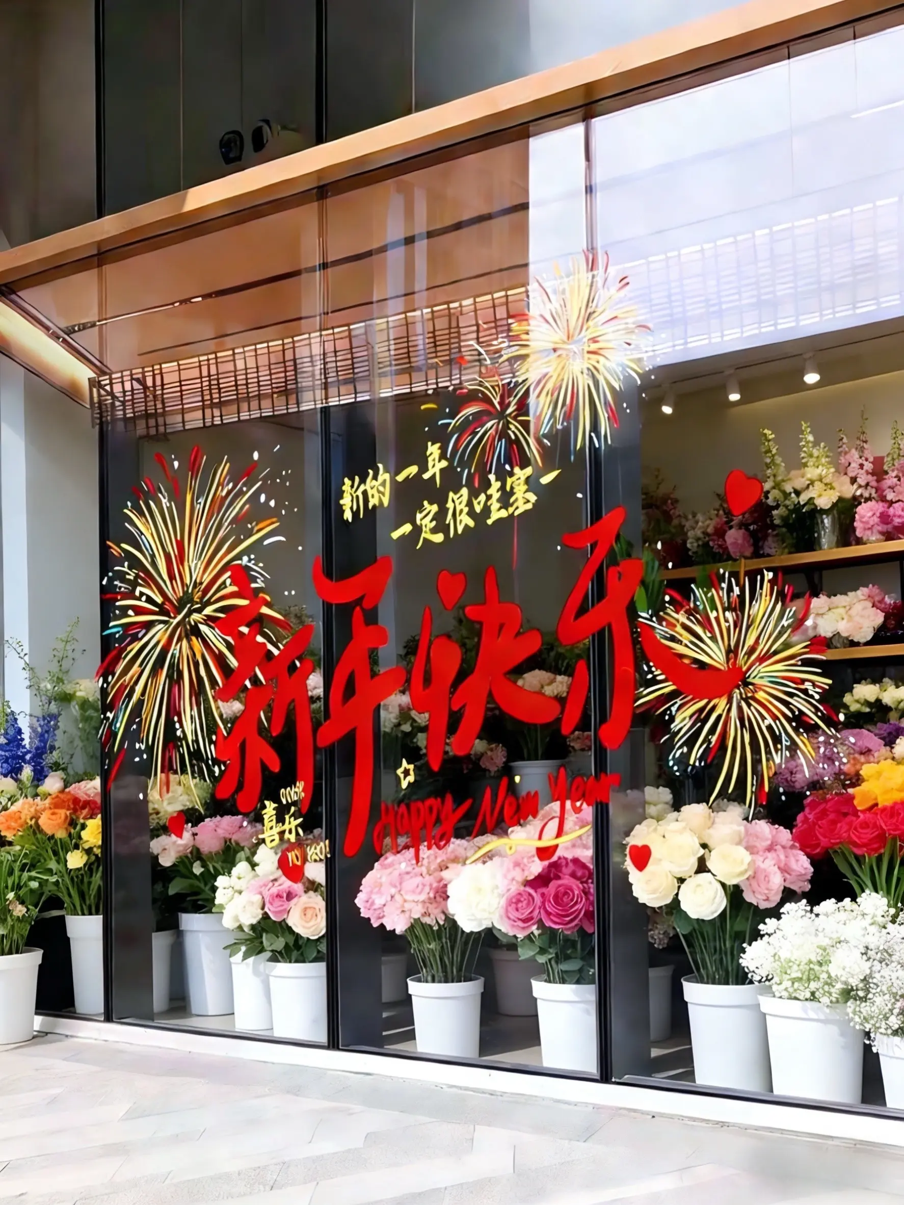 窗花 窗花贴 新年氛围感