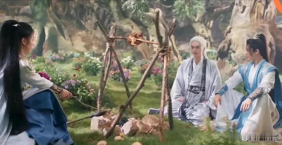 现在的电视剧已经进化到这种地步了？烤烧鸡放这么高，是怕熟得太快吗？

我已经很多