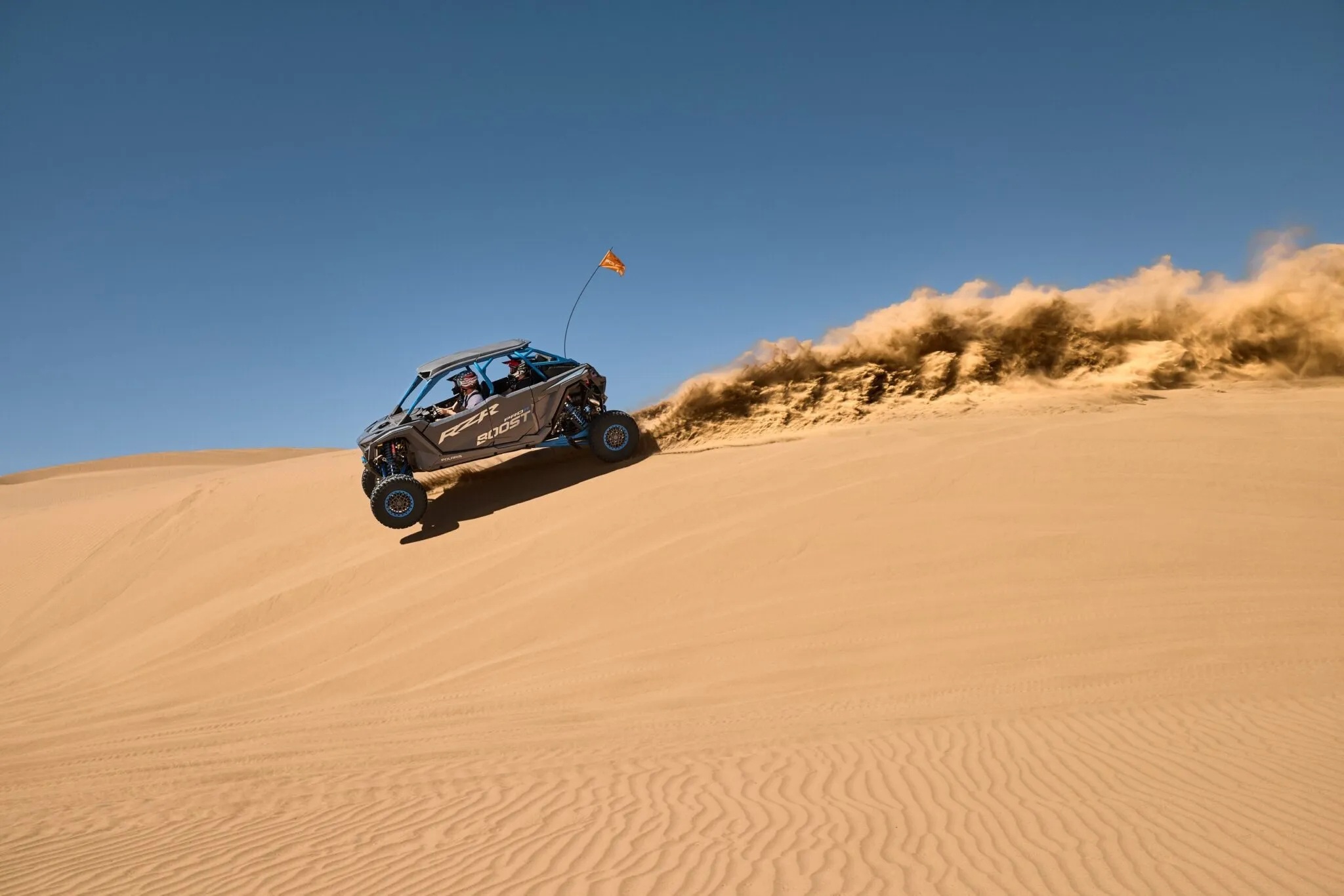 北极星全新推出旗舰涡轮增压UTV车型RZR Pro R Boost，是原厂量产最