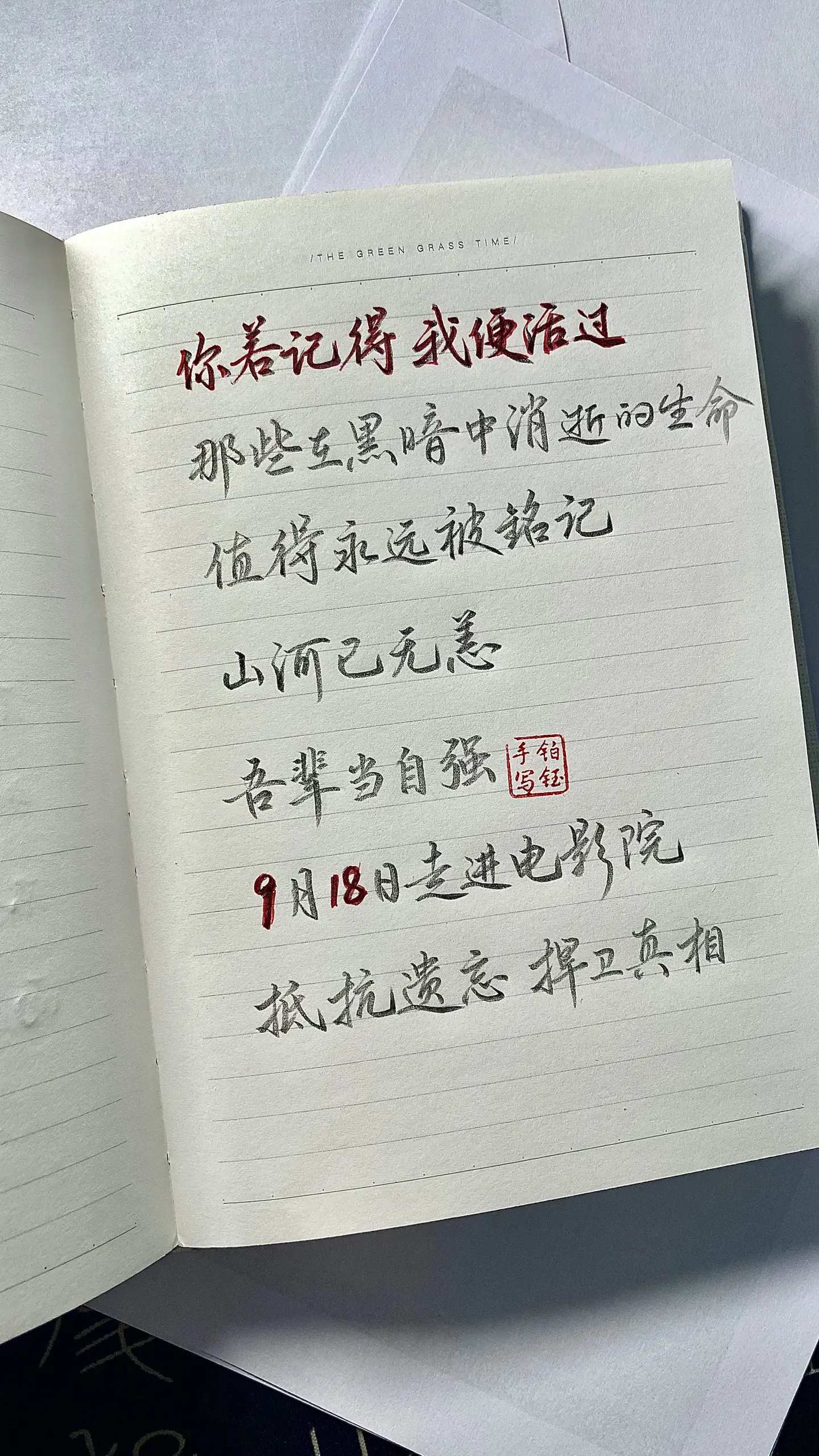 真正的历史比电影更恐怖，不敢直面黑暗的人，永远也无法见到光明，铭记历史...