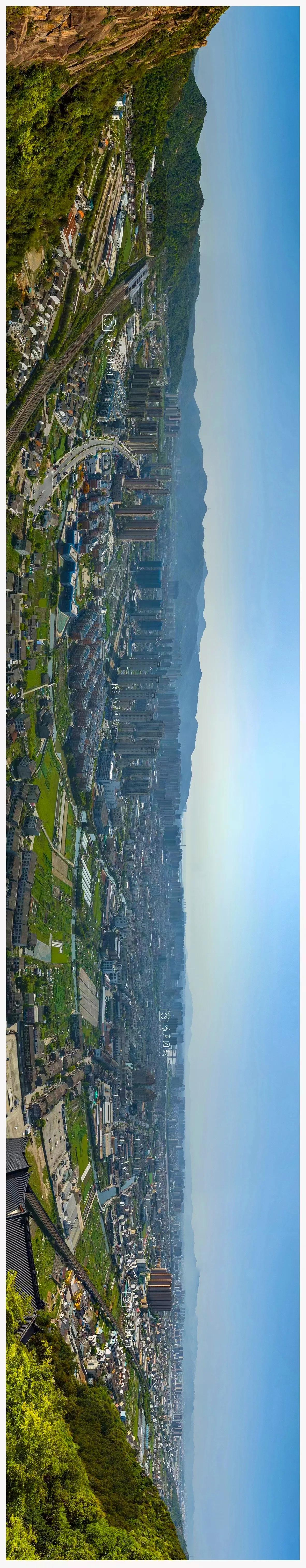 浙江省温州鳌江航拍图