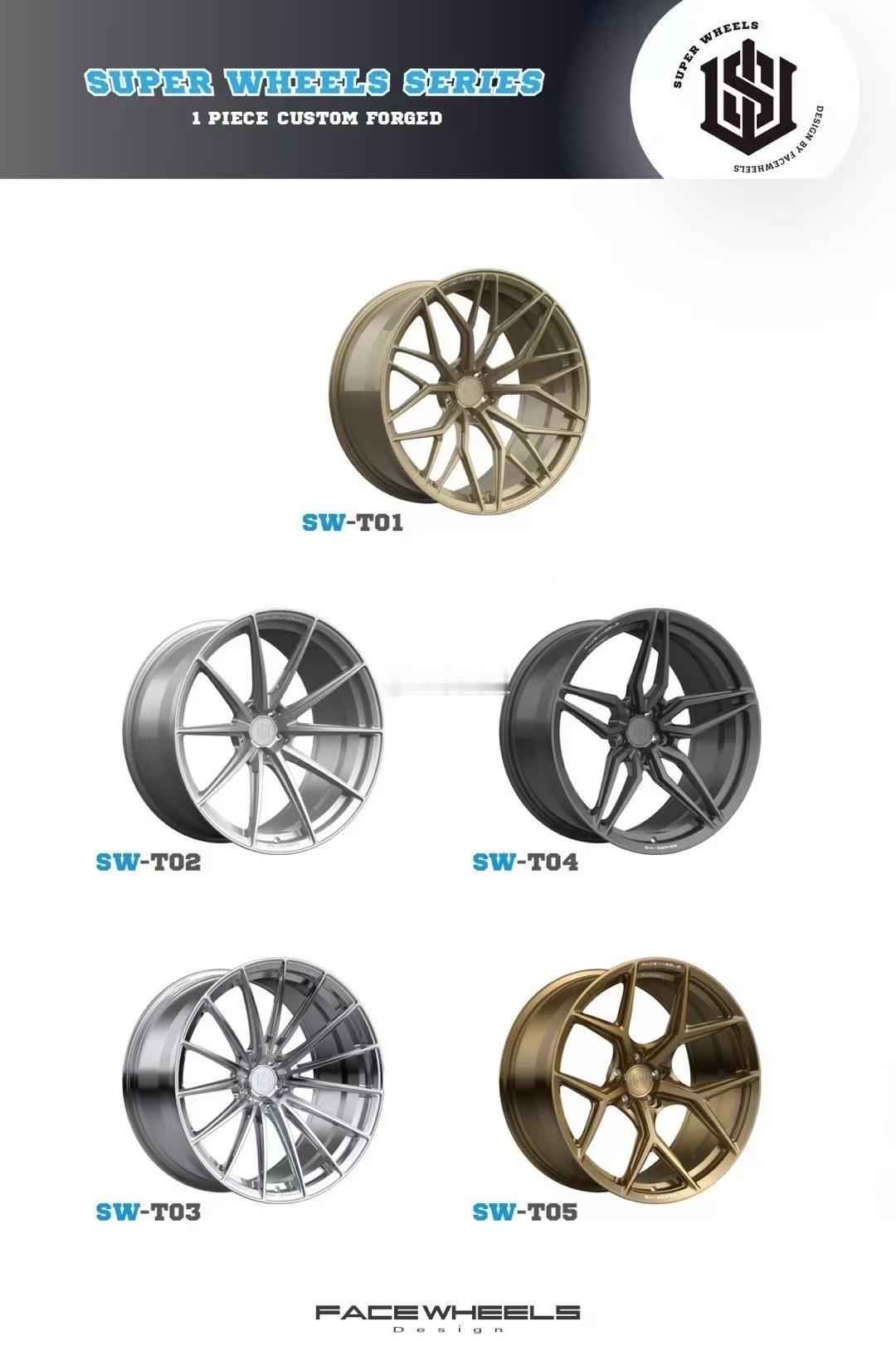 Facewheels SW-Series脸圈🈶售 单片锻造系列 ​​​