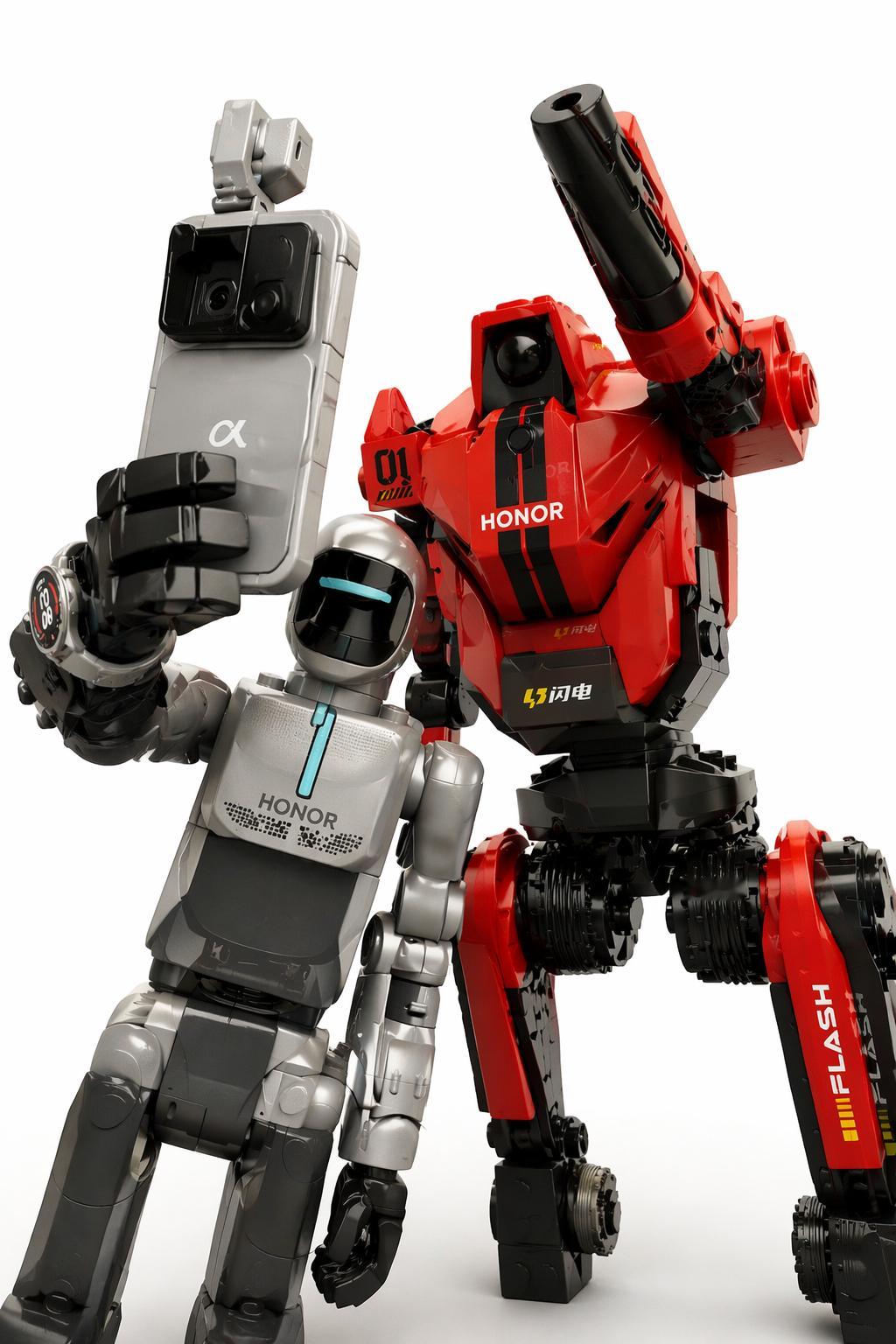 胡兵给荣耀机器人发走秀offer 这波跨界真是出乎意料！前几天在机器人马拉松，荣