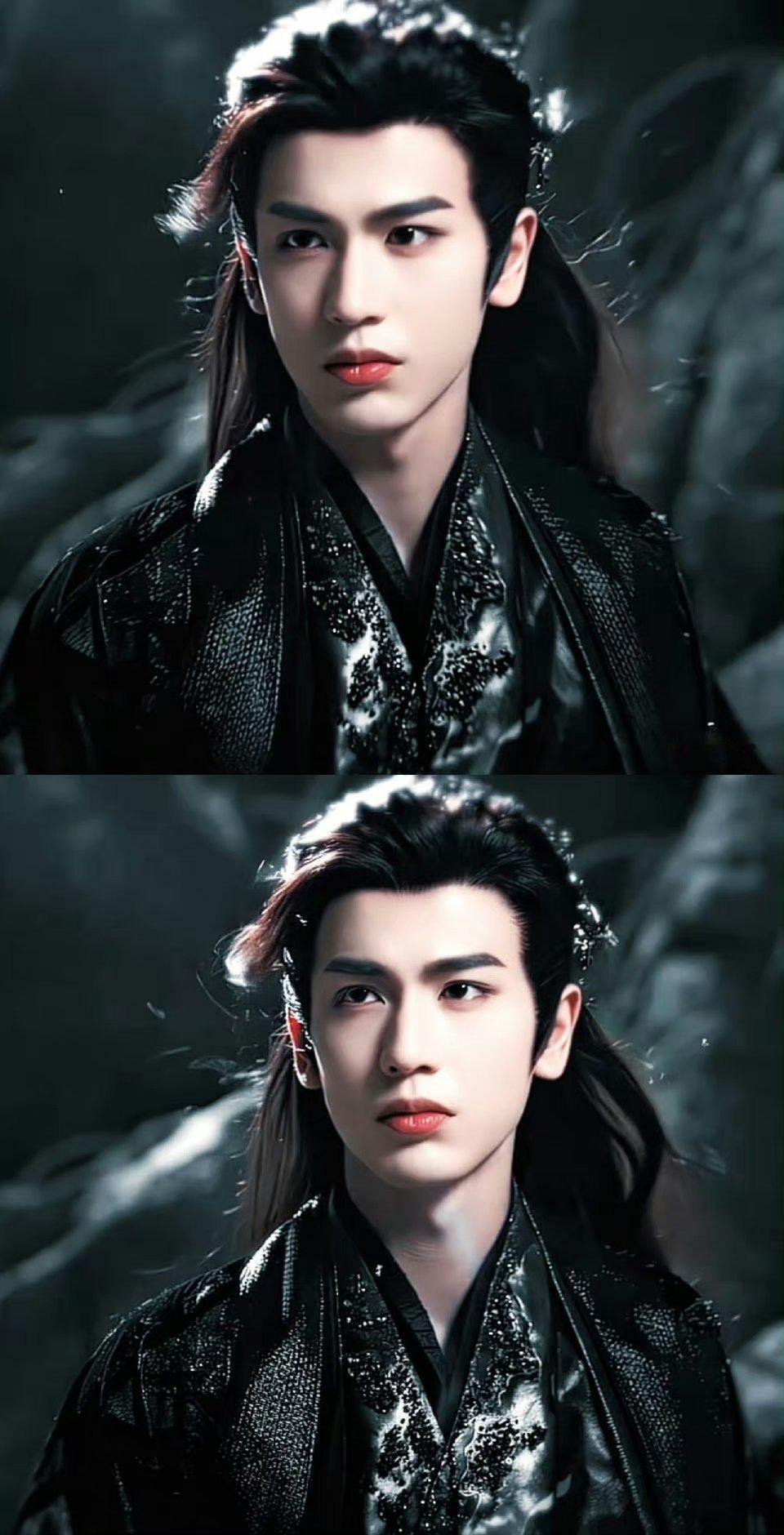 #嵇炀黑化# 张凌赫在《四海重明》中的嵇炀黑化，帅到让人尖叫！这种黑化不仅是颜值