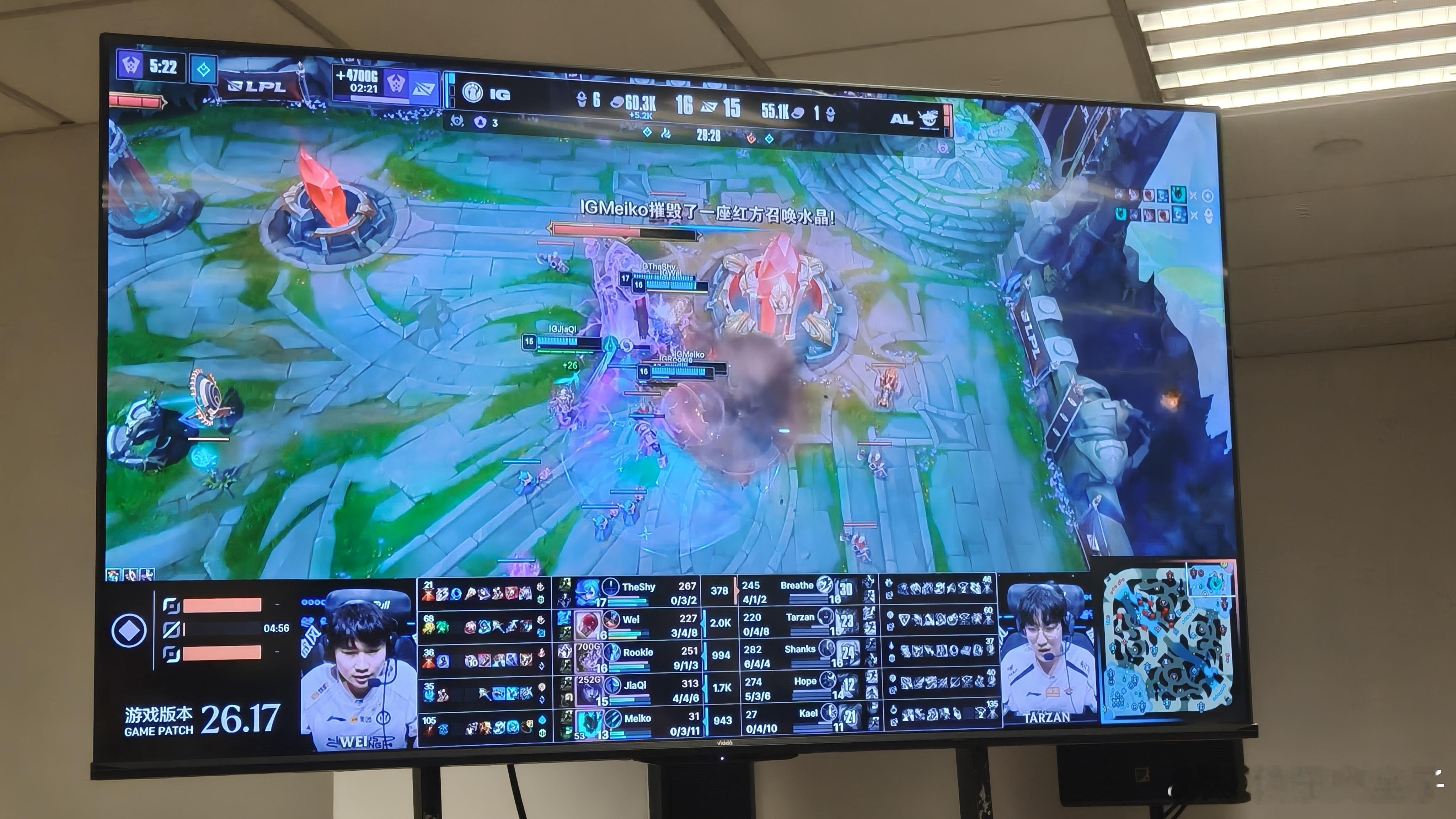Meiko季后赛锤石三连胜 iG扳平比分2-2 AL！！ Meiko锤石三连胜，